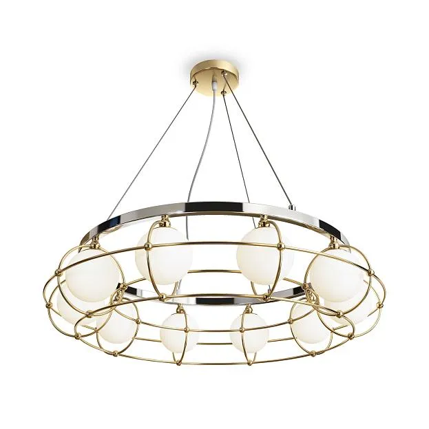 Подвесной светильник Maytoni MOD312PL-10GCH Carcass