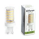 Лампа светодиодная Feron 38150 LB-435 G9 11W 4000K