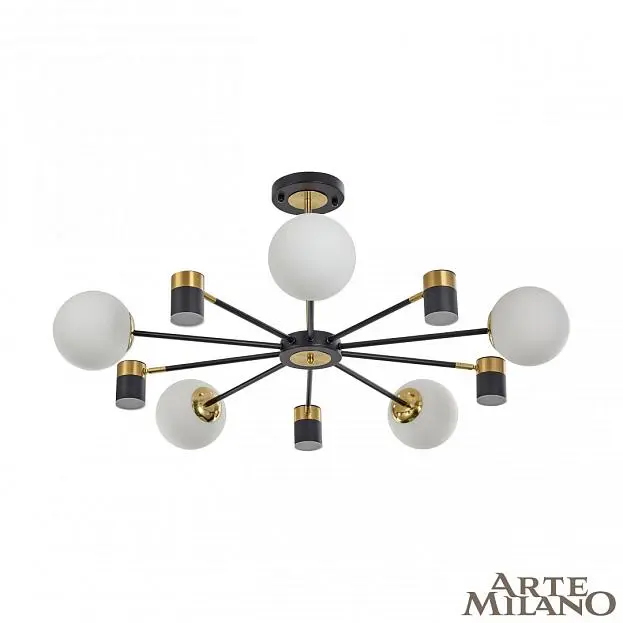 Люстра 274802/10 BK/GD Arte Milano Люстра 274802/10 BK/GD Arte Milano