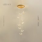 Готовая комбинация светильников MIELE 9 ламп. Теплый свет Lampatron 5319-13608