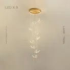 Готовая комбинация светильников MIELE 9 ламп. Теплый свет Lampatron 5319-13608