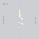 Бра DAMARIS WALL Размер S. Цвет Белый. Белый свет Lampatron damaris-wall-s-white-wh 6480-17533