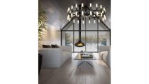 Подвесной светильник Lumina Deco LDP 6035-36 BK+GD Richmond