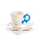 Кофейная пара Seletti 09859_AZZ I-Coffee Blue I-Wares