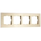 Рамка на 4 поста (шампань) Werkel W0043511 AluMax a066336