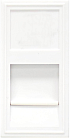 Розетка DEC RJ45 UTP кат.6, 1мод., бел. (22.5х45мм) Donel DECF12W6 45х45