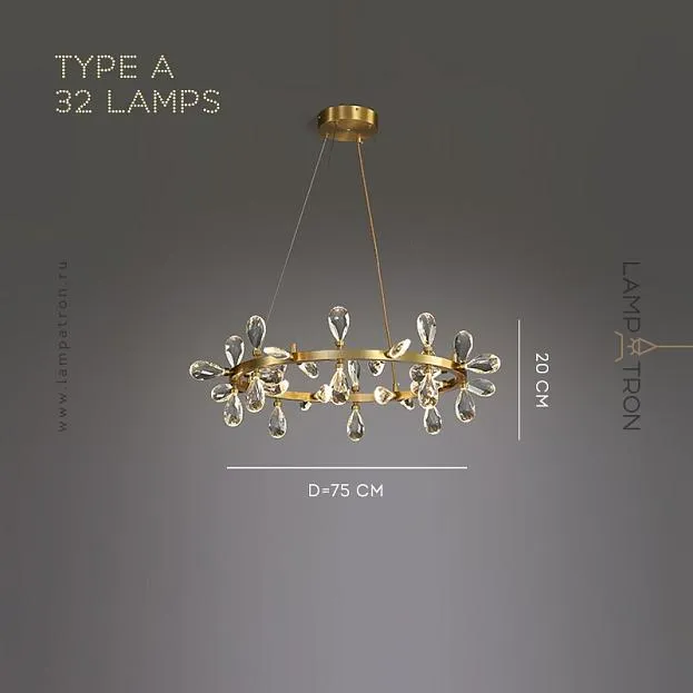 Кольцевые люстры и светильники GLORIOLE RING Тип A. 32 ламп Lampatron gloriole-ring-a-32 9121-25959 Кольцевые люстры и светильники GLORIOLE RING Тип A. 32 ламп Lampatron gloriole-ring-a-32 9121-25959