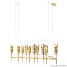 Подвесной светильник Crystal Lux PRIMAVERA SP10 GOLD