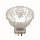 Лампочка светодиодная Uniel LED-MR11-3W/NW/GU4/220V GLZ21TR
