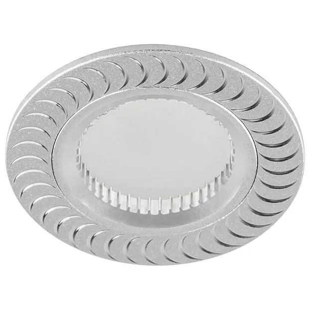 Светильник встраиваемый потолочный MR16 G5.3 серебристый Feron 17927 GS-M392