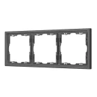 Рамка пластиковая FRM-NOBE-SFPL-3-GR Arlight 054222