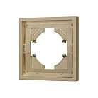 Рамка пластиковая FRM-TENDO-SFPL-1-GD (Матовый песочный) Arlight 054643