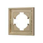 Рамка пластиковая FRM-TENDO-SFPL-1-GD (Матовый песочный) Arlight 054643