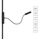 Магнитный трековый светильник Arte Lamp A6162PL-1BK RAPID