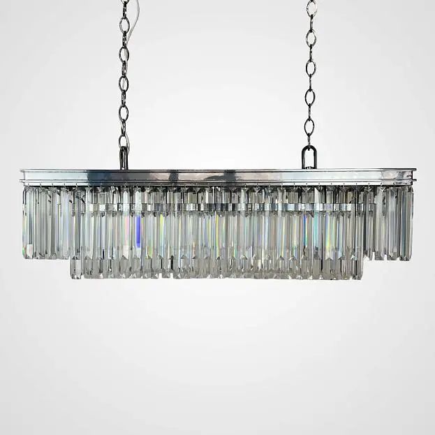 Люстра Rh 1920S Odeon Clear Glass Fringe Chrome 100 229996-22 ImperiumLoft Люстра Rh 1920S Odeon Clear Glass Fringe Chrome 100 229996-22 ImperiumLoft