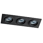 Встраиваемый светильник ITALLINE SAG 303-4 black/black