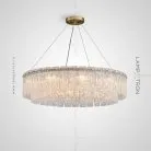 Кольцевые люстры и светильники FAUSTINA 10 ламп Lampatron 6611-18039