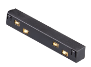 Токопроводящий прямой I-соединитель UNO PRO 48V к трекам 509027(P)/509037P/509227(P)/509237P черный Lightstar 509107P