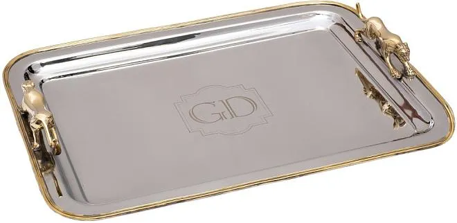 Поднос декоративный Garda Decor 95IM-16523 Леопард
