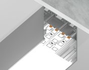 Алюминиевый профиль накладной/подвесной Ambrella light GP3050AL Profile System