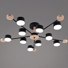 Потолочная люстра Reluce 03751-0.3-10 BK+WOOD GX53