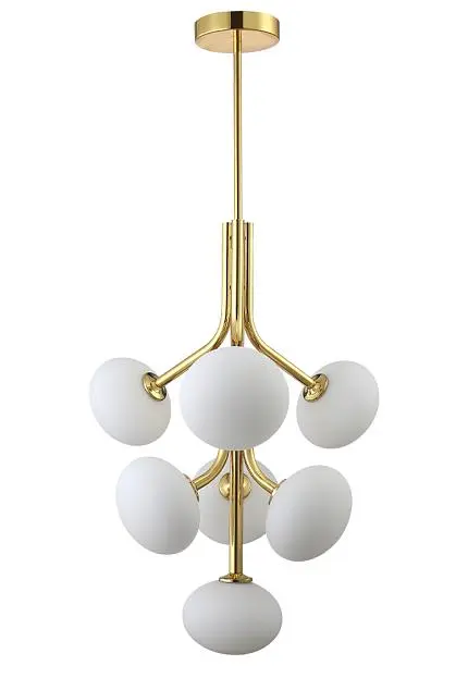 Подвесная люстра Crystal Lux ALICIA SP7 GOLD/WHITE Подвесная люстра Crystal Lux ALICIA SP7 GOLD/WHITE