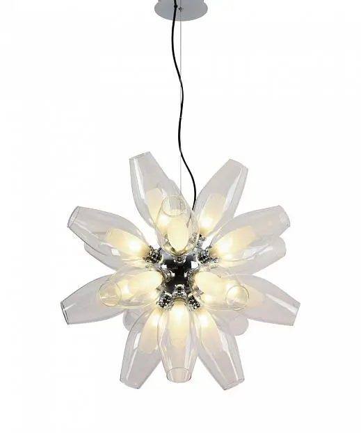 Подвесной светильник Lumina Deco LDP 1139-18 WT+CL Feretta Подвесной светильник Lumina Deco LDP 1139-18 WT+CL Feretta