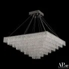 Люстра светодиодная хрустальная APL LED SH03.80.C.Ni.4000 Sicilia