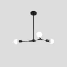 Люстра На Штанге Late D55 Black ImperiumLoft 193586-26