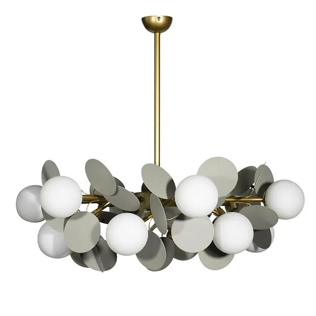 Люстра на штанге Loft IT 10008/12 Grey Matisse