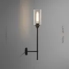 Бра RIANA WALL 1 плафон. Цвет черный. Lampatron 3456-8500