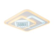 Потолочный светодиодный светильник с хрусталем Ambrella light FA255 Ice