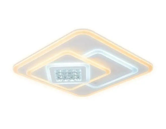 Потолочный светодиодный светильник с хрусталем Ambrella light FA255 Ice Потолочный светодиодный светильник с хрусталем Ambrella light FA255 Ice