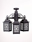 Потолочный светильник уличный Oasis Light 64870SA/3 Bl LONDON S