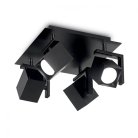 Спот Ideal Lux 156712 MOUSE PL4 NERO