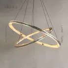 Кольцевые люстры и светильники LIGATURE Два кольца. 60 + 80 см Lampatron 6183-16631