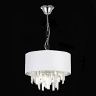 Светильник подвесной Хром/Белый E14 5*40W Evoluce SLE1120-103-05 DAHLIA