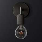 Бра Rh Utilitaire Single Sconce Black 123284-22 ImperiumLoft