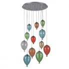 Подвесная люстра Ideal Lux 100951 CLOWN SP12 COLOR