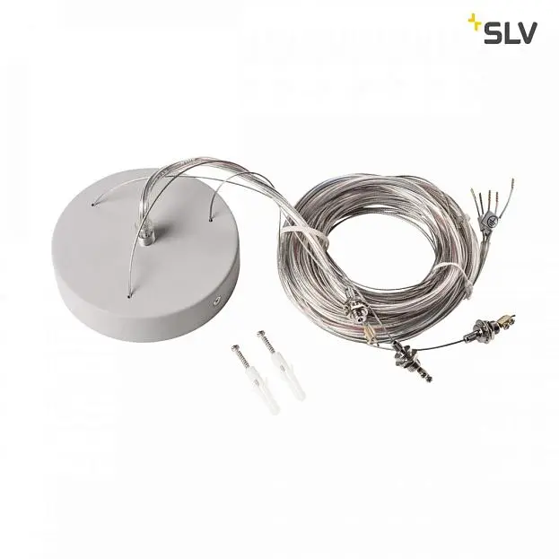 подвес 30/60/90 LED, 5м, 5-жильный, серебристый SLV 1001951 MEDO подвес 30/60/90 LED, 5м, 5-жильный, серебристый SLV 1001951 MEDO