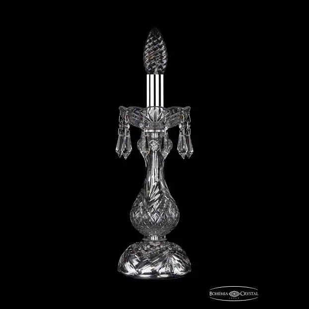 Настольная лампа Bohemia 1403L/1-31 Ni Настольная лампа Bohemia 1403L/1-31 Ni