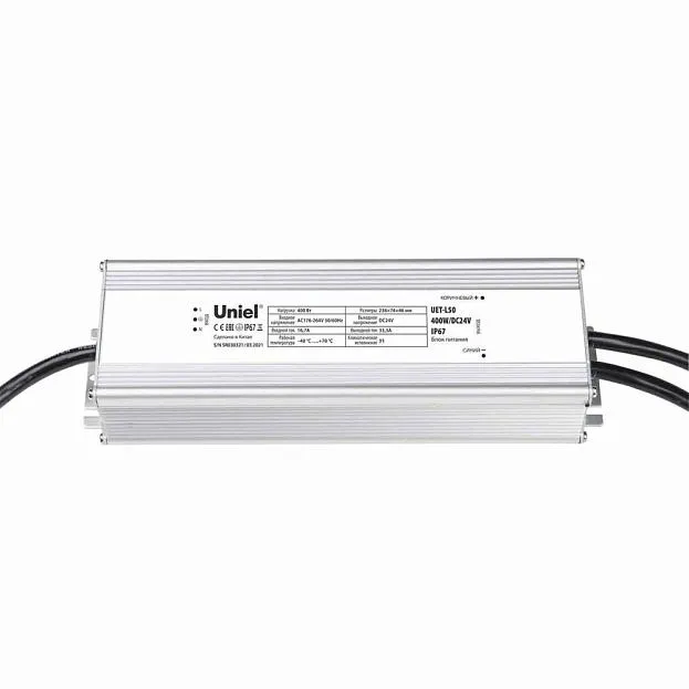 Блок питания Uniel UET-L50 400W/DC24V IP67 ULF-L52 Блок питания Uniel UET-L50 400W/DC24V IP67 ULF-L52