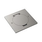 Лючок Surface 2 мод. (1 мод. 45х45 мм.), круглая крышка, никель Donel DFB2MRRN DFB