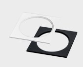 Рамка встраиваемого светильника ITALLINE IT08-8033 black