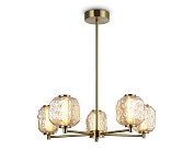 Люстра светодиодная на штанге Ambrella light LH30104/5 SB/TI 