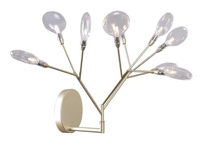 Бра Crystal Lux EVITA AP9 GOLD/TRANSPARENT 1692/409