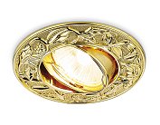Встраиваемый точечный светильник MR16 с поворотным механизмом Ambrella light 711 G золото MR16
