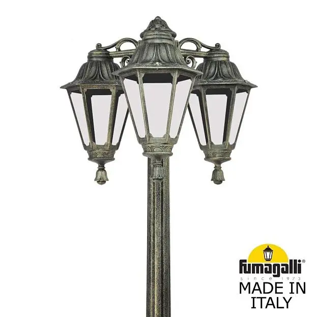 Светильник уличный FUMAGALLI GIGI BISSO/RUT 3L DN E26.156.S30.BXE27DN (E26.156.S30.BXF1RDN) Светильник уличный FUMAGALLI GIGI BISSO/RUT 3L DN E26.156.S30.BXE27DN (E26.156.S30.BXF1RDN)