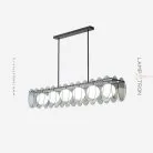 Реечный, рядный светильник RASMIN LONG Цвет Черный Lampatron 7147-19616