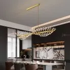 Реечный, рядный светильник GLORIOLE TWIRL LINE Размер L. 58 LED. Lampatron gloriole-twirl-line-l 9130-26015